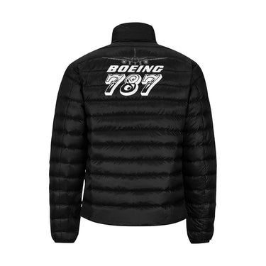 BOEING 787 Men's Stand Collar Padded Jacket e-joyer
